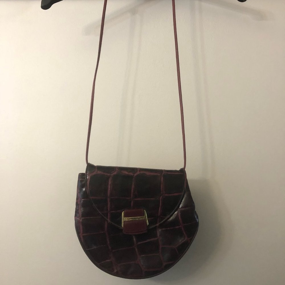 Vintage Etienne Aigner (1989-1992) small signature red purse